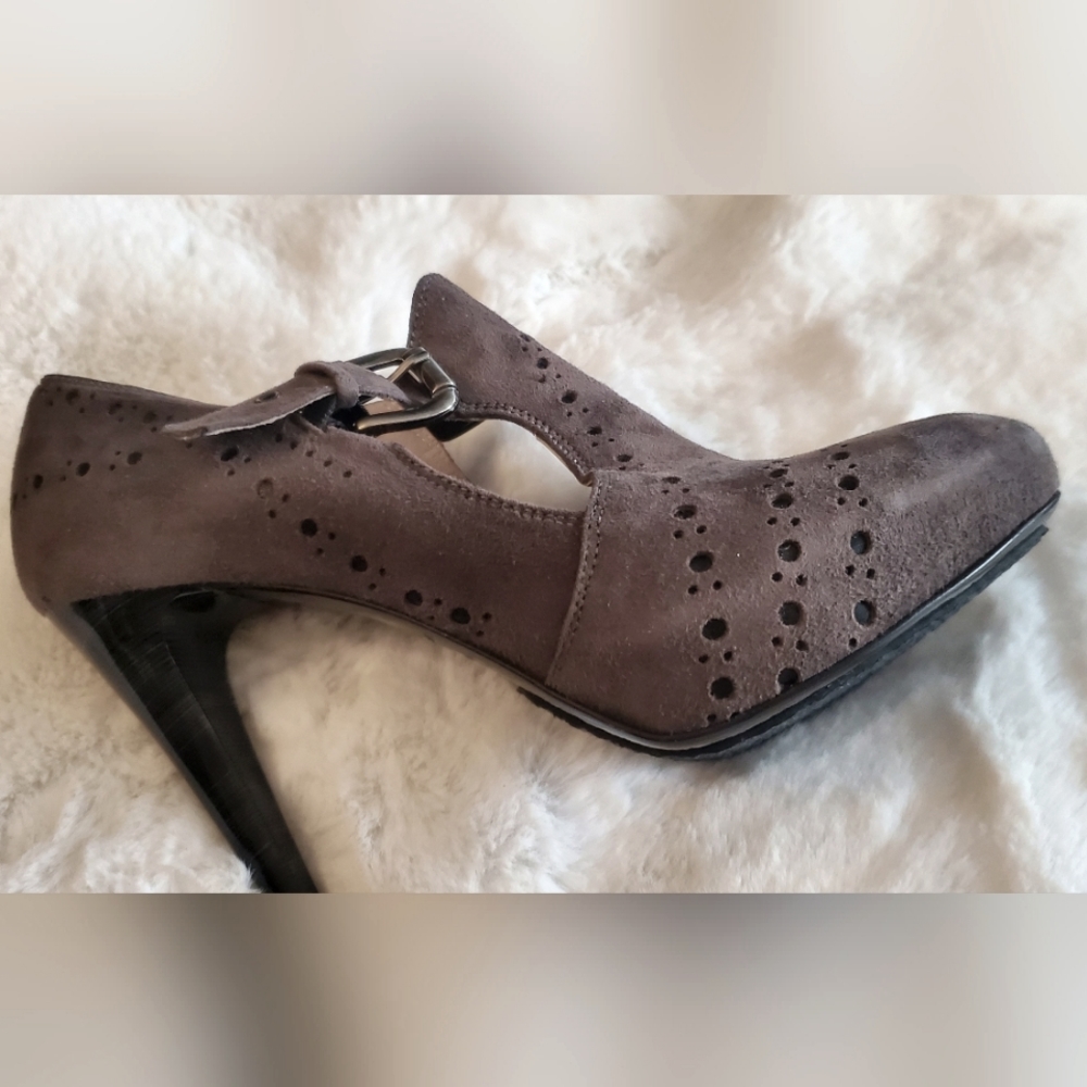 Italian made Suede heels